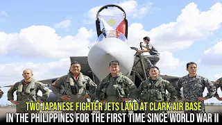 Japanese fighter jets land at Clark Air Base Philippines for the first time since World War II