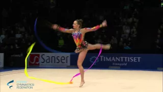 Halkina Katriaryna Ribbon - Rhythmic Gymnastics World Cup 2016 Espoo