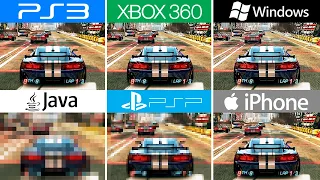 Split/Second (2010) iOS vs Xbox 360 vs PC vs Java vs PSP vs PS3 | Comparison (Which One is Better!)