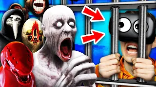 NEW Escaping SCARY SCP PRISON In VIRTUAL REALITY (Prison Boss VR Funny Gameplay)