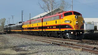 WOW TRAIN GOES INTO EMERGENCY & THE WEIRDEST CATCH & CHASE EVER! Train action with E Mac 9650 & more