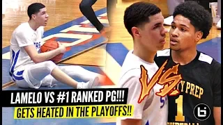 LaMelo Ball vs #1 RANKED PG GETS HEATED!!! Melo Gets TESTED!?!? Spire ANOTHER FIGHT!?