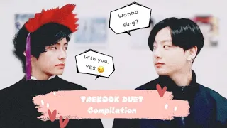 VKOOK DUET Compilation 2020 | Taekook singing together