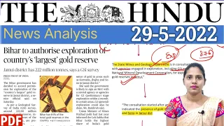 29 May 2022 | The Hindu Newspaper Analysis in English | #upsc #IAS