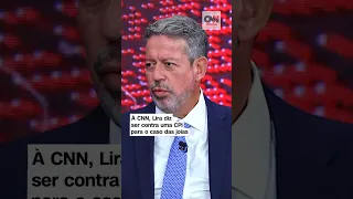 #Shorts - À CNN, Lira diz ser contra CPI para investigar caso das joias envolvendo Jair Bolsonaro