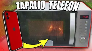 STAVIO SAM TELEFON U MIKROTALASNU *OPASAN EKSPERIMENT*