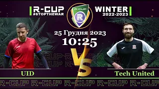 UID 4-4 Tech United      R-CUP WINTER 22'23' #STOPTHEWAR в м. Києві