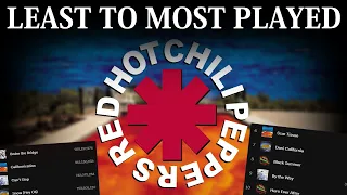 All RED HOT CHILI PEPPERS Songs LEAST TO MOST PLAYS [2022]