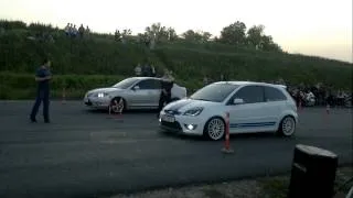 АдреналинДраг 05.2014 - Mazda 3 2.0 vs Ford Fiesta ST 2.0