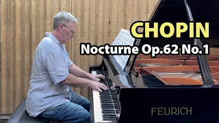 Chopin Nocturne Op.62 No.1 - P. Barton, FEURICH 218 piano
