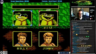 Battletoads Double Dragon on Ragnarok прохождение coop Vitalya (Dendy, Nes, Famicom 8 bit) Стрим RUS