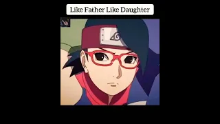 Sasuke and sarada (Like father like daughter)
