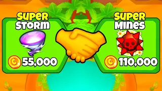 This SUPER Tower Combination is AMAZING! (Bloons TD Battles 2)