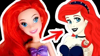 Daring Mermaid Ariel with TATU - OOAK Disney dolls | DIY