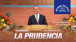 Enseñanza: La prudencia, 18 de febrero de 2021, Hno. Carlos Alberto Baena - IDMJI