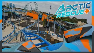 Arctic Rescue FULL Front and Back Ride Through! Extra POV with Ride Stop | SeaWorld San Diego 2023