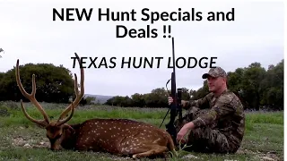 Texas Hunt Lodge - Texas Exotic Hunt Specials - Texas Meat Hunt Specials