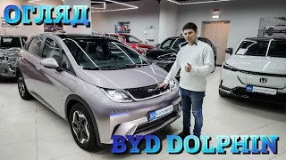 Огляд BYD DOLPHIN (Комлектація - Fashion) з  функціею віддачі енергіі потужністю до 2.2кВт/г