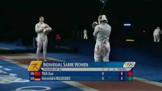 Beijing 2008 - WSI - L32 - Bujdoso GER v Tan CHN