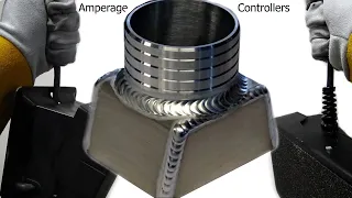 Two foot pedals and one TIG Button at a welding table - A VERY thorough comparison of the Three