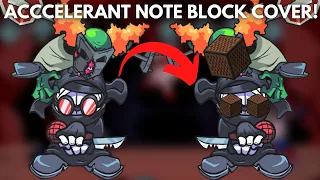 Hank & Tricky to Note Block! | FNF VS Hank Challenge - Accelerant [Minecraft Note Block Cover]