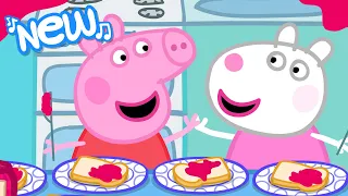 Peppa's Messy Peanut Butter Jelly Song 🥜 Peppa Pig Nursery Rhymes 🍓 BRAND NEW Peppa Pig Song