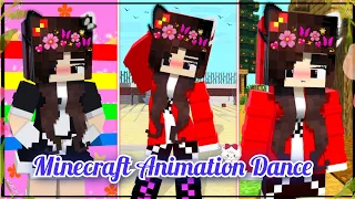 Minecraft Animation Dance and song || kompilasi animasi shorts ( prisma3D )✨