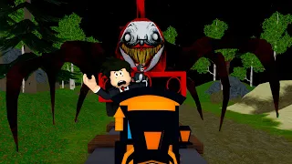 CORRER DO TRENZINHO ARANHA | Roblox - Choo Charles Morphs