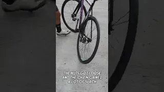 Fixed Gear Sprint Fail 😢