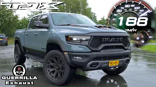 RAM TRX with BYPASS VALVES sounds CRAZY! - TOP SPEED on AUTOBAHN