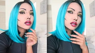 Halloween Comic/Pop Art Makeup Tutorial