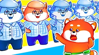 Where Is Daddy Copycat vs Real Cat 😨😰 Funny Kids Songs And Nursery Rhymes by Lucky Zee Zee