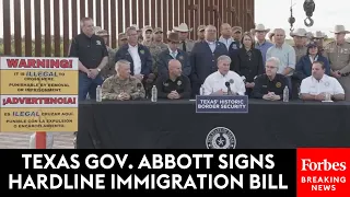 BREAKING NEWS: Hardline Texas Immigration Law That Allows Arrest Of Border Crossers Signed By Abbott