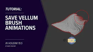 How to Save Vellum Brush Animations // Houdini Tutorial