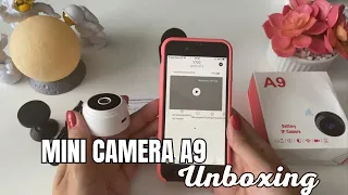 MINI CAMERA A9 | UNBOXING | SETTINGS