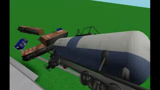 Train Crash Roblox Studio