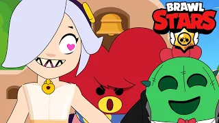 ✔👗💍CoLeTtE AND SpIkE💕  WEDDING 👰THE  DEEP SEA BRAWL - BRAWL STARS ANIMATION