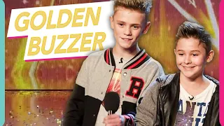 Simon Cowell's Golden Buzzer Bars & Melody STEAL The Show With Original Song! Britain's Got Talent!