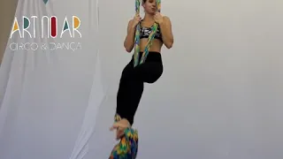 Dica das ARTeiras - mergulho!!! Tecido acrobático  - Art no Ar