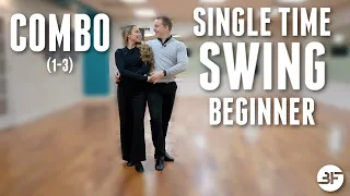 Single Time Swing Moves | Swing/Jitterbug Combo (1-3)