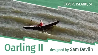 Devlin Oarling II rowing to Capers Island, SC