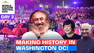 Making History in Washington DC! | World Culture Festival Day 2 Highlights