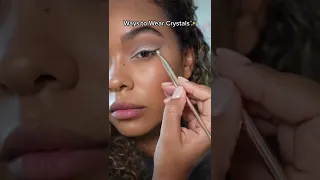 Gem eye makeup