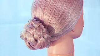 Лёгкие и быстрые пучки от хвоста из кос | Лена Роговая | Hairstyles by REM