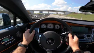 ROLLS ROYCE Wraith 255 kmh TOP SPEED on AUTOBAHN  717HP Spofec WRAITH  1080 x 1920