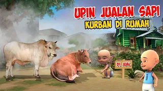 Upin ipin Jualan Sapi Kurban di Rumah , ipin senang ! GTA Lucu