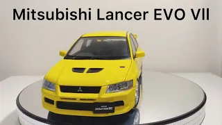 Mitsubishi EVO Vll model by Autoart