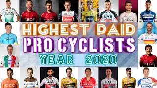 TOP 20 PRO CYCLISTS Highest Paid Salaries 2020