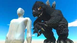 Fire on Godzilla's Team 😨 - Animal Revolt Battle Simulator