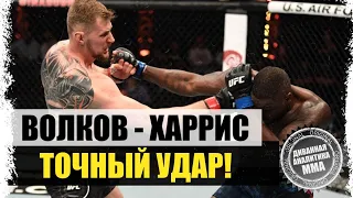 УЛОЖИЛ! Александр Волков - Уолт Харрис I ОБЗОР БОЯ на UFC 254